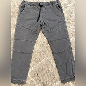 Banana Republic Gray Cargo Pants with Segmented Design